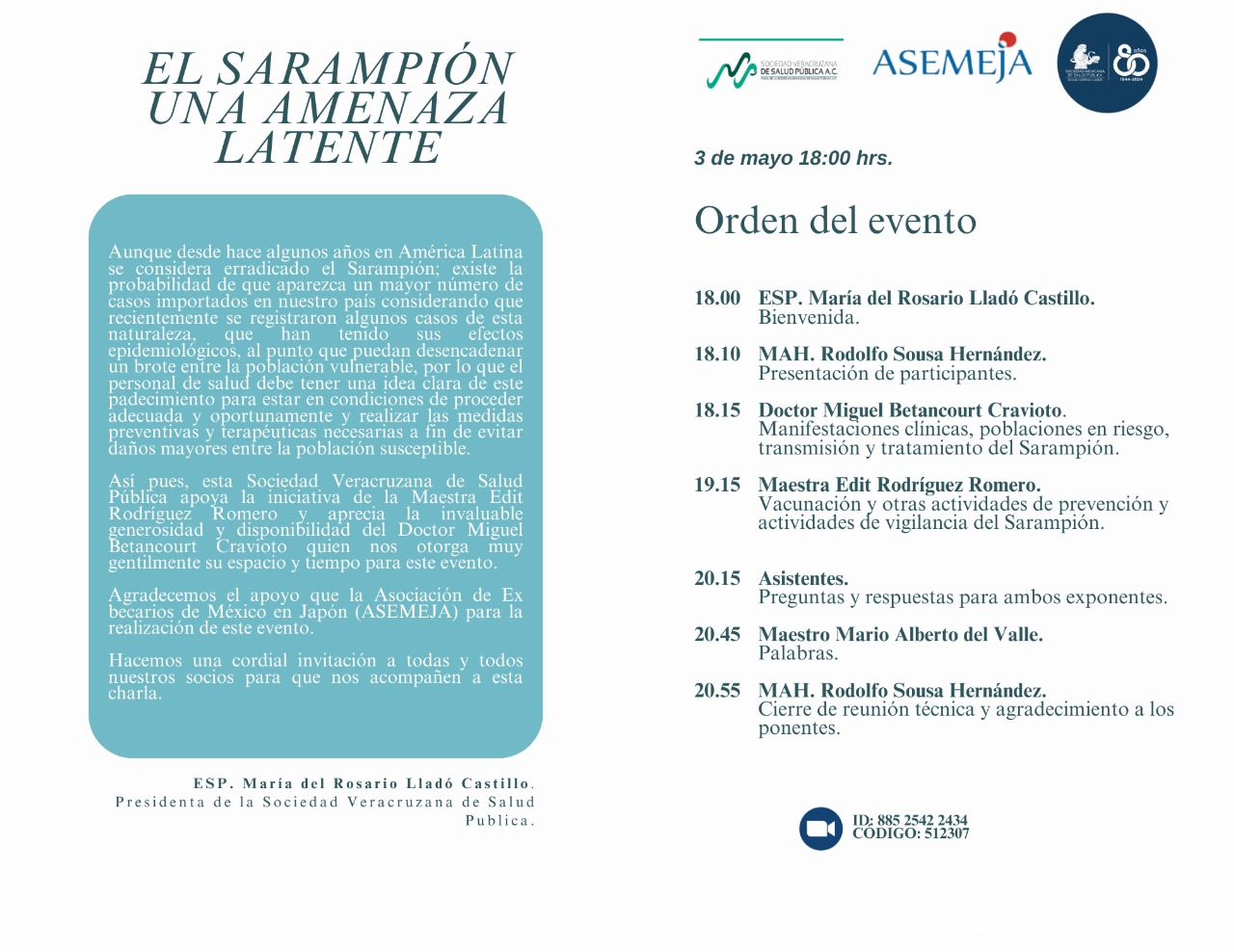 EL SARAMPIÓN UNA AMENAZA LATENTE